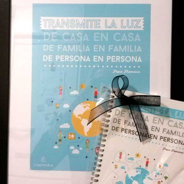 Cartel con Cuaderno Transmite