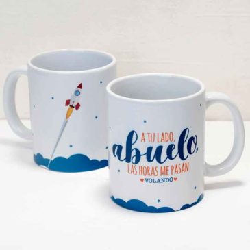 Taza Mug "Contigo Abuelo"